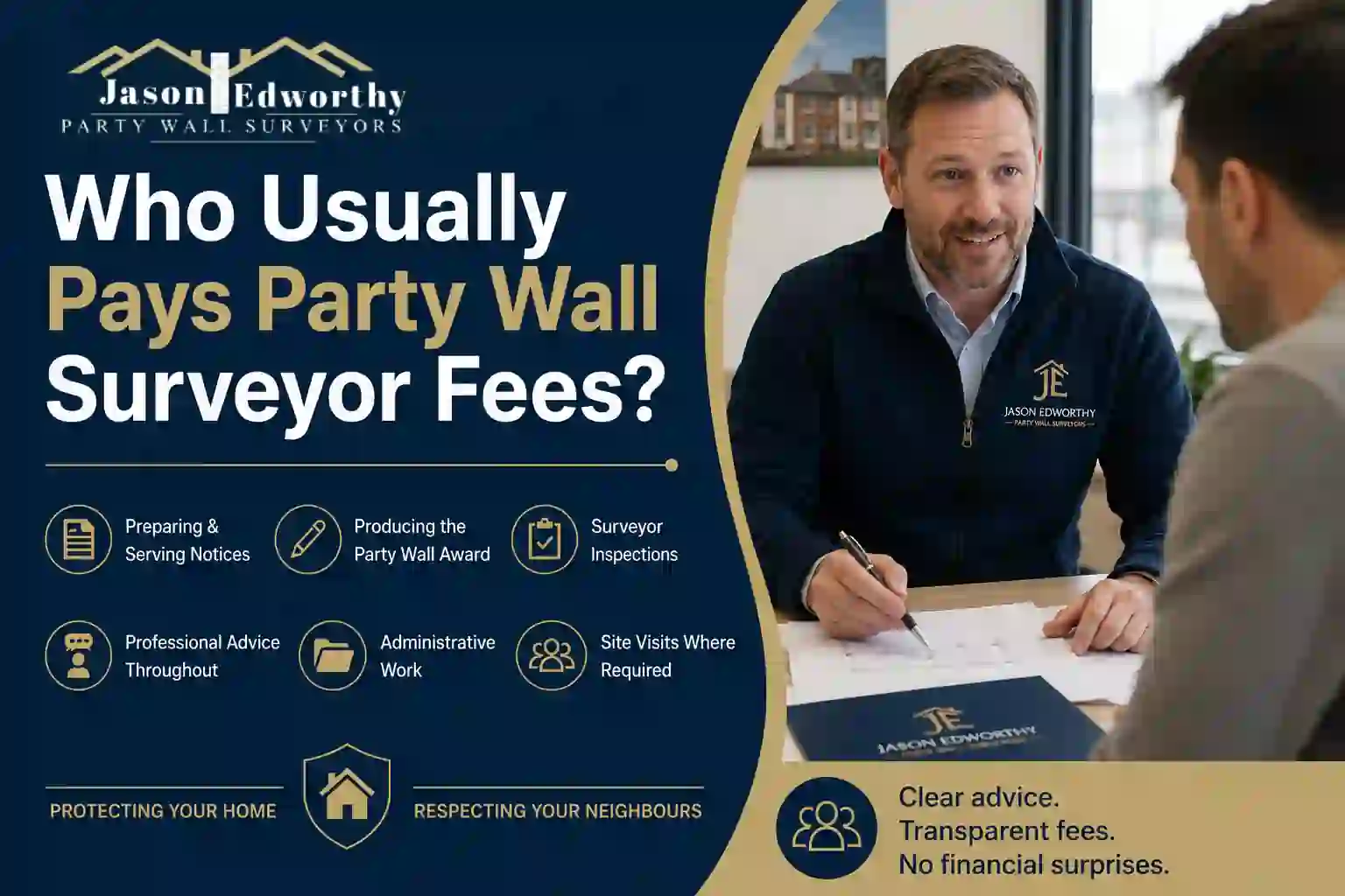 Who Usually Pays Party Wall Surveyor Fees Ilkeston?
